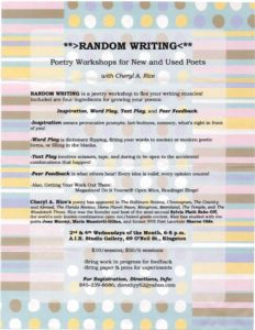 Random Writing Workshop