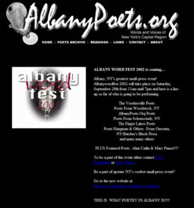 2002 Albany Poets website