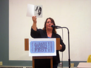 Cheryl Rice at the 2012 Albany Word Fest Open Mic