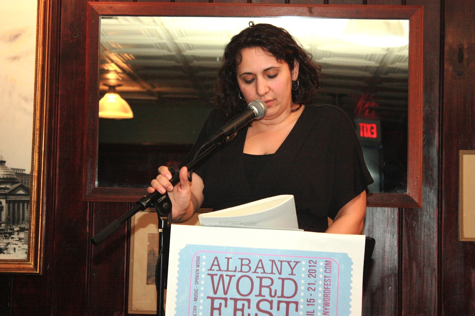 Mary Panza at the 2012 Albany Word Fest Founders Reading
