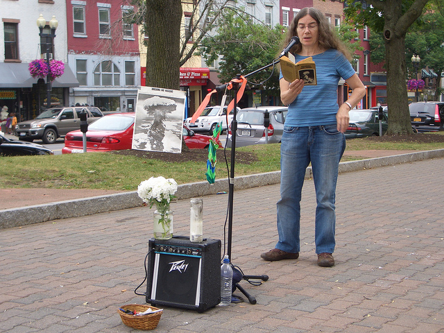 Dinah Farrinton Reading John Hersey's "Hiroshima,"