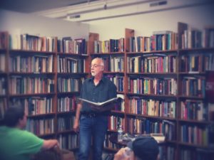 Mike Jurkovic-Reading at Half Moon Books - July 26, 2014 - 3
