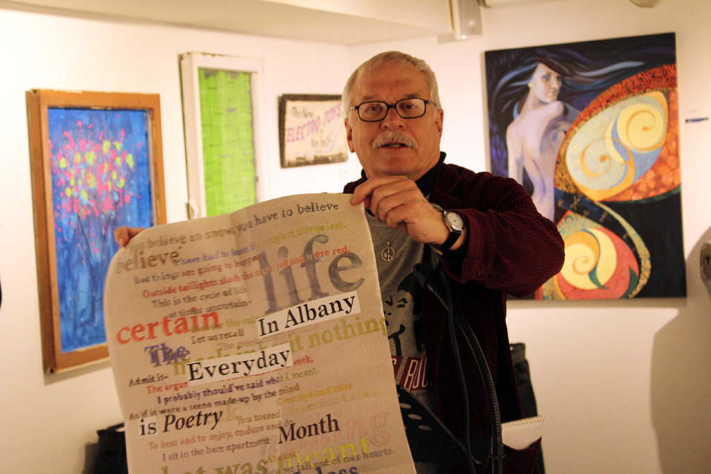 Dan Wilcox - In Albany, Every day is Poetry Month