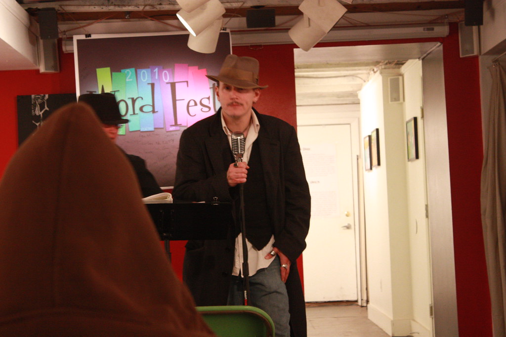 R.M. Engelhardt at the 2010 Word Fest