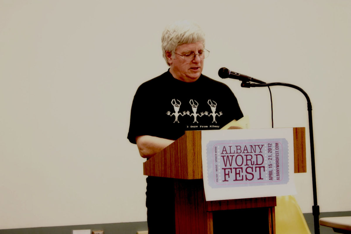 Alan Catlin reading at the 2012 Albany Word Fest at the Albany Public Library