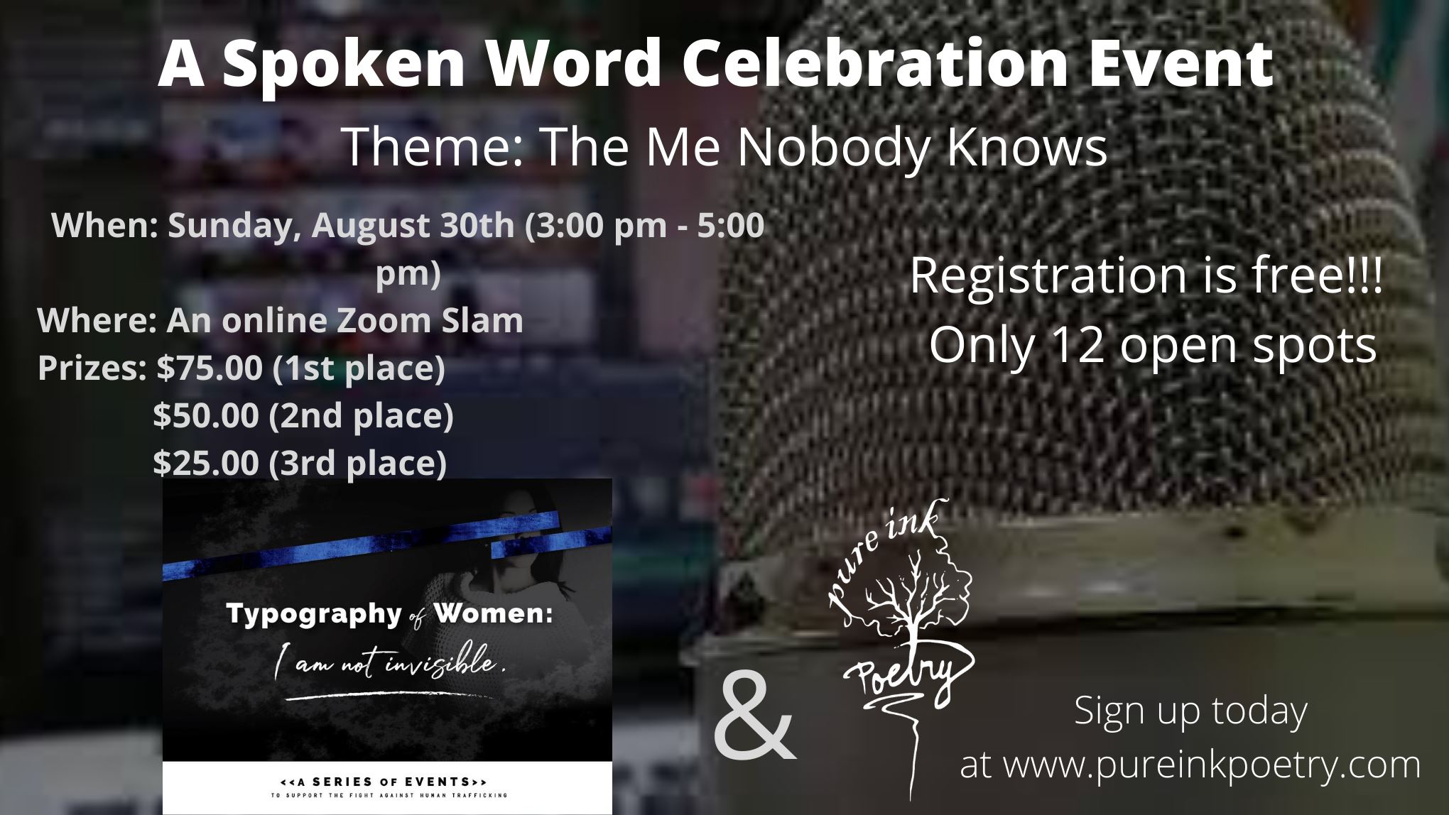 A Spoken Word Celebration Event: The Me nobody knows