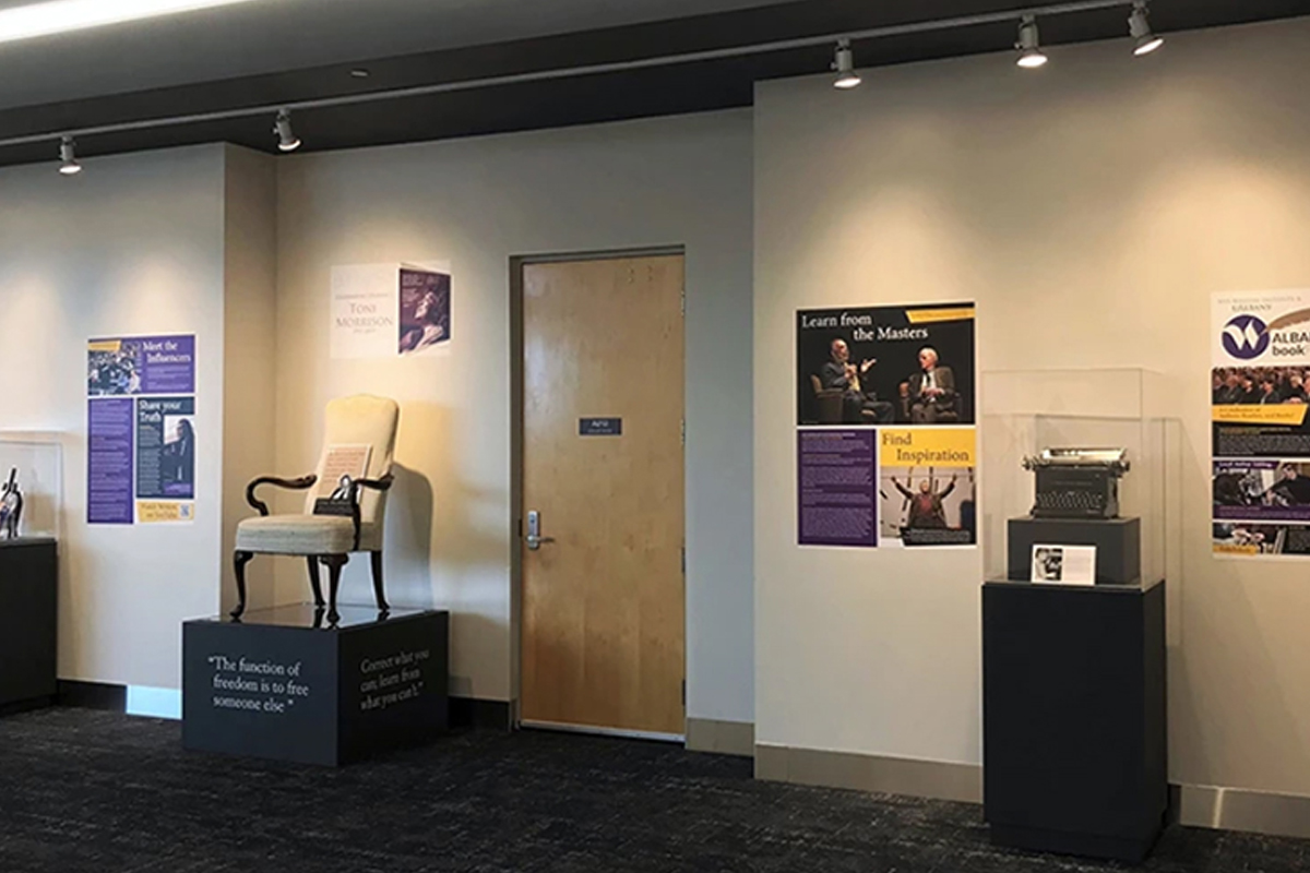 New Writers Institute exhibit at Albany International Airport