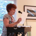 Sharon Stenson at the Pine Hollow Arboretum, Slingerlands, NY, July 13, 2012