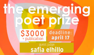 2022 Emerging Poet Prize