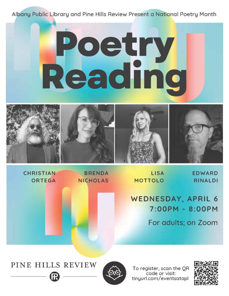 April 6 Poetry Reading