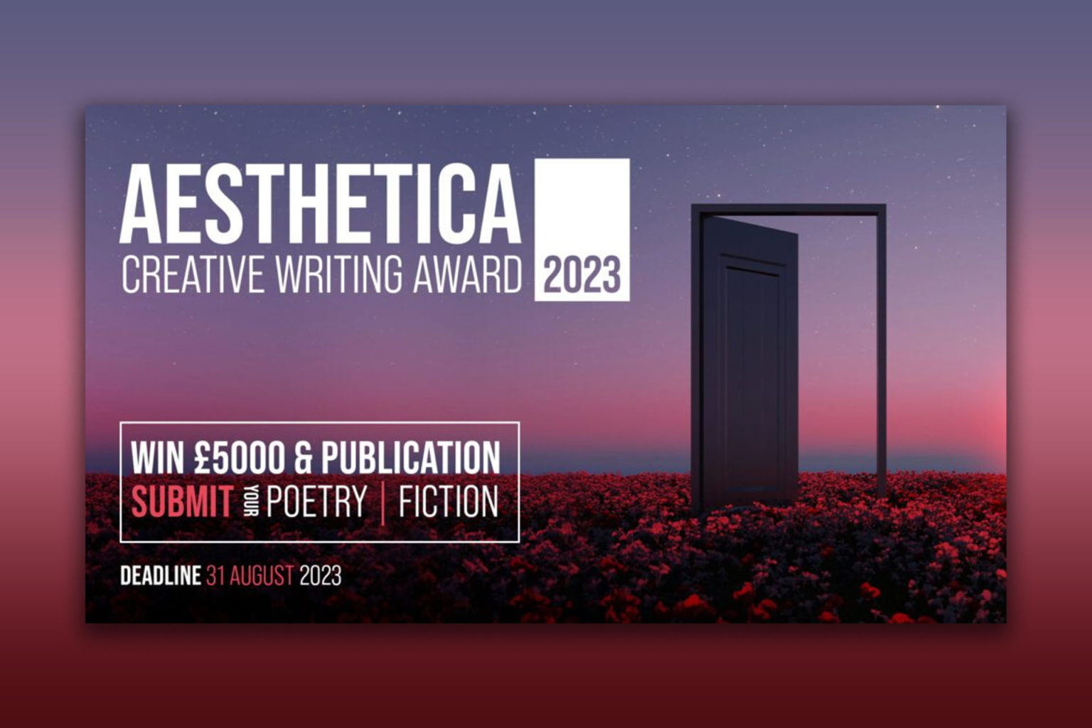 aesthetica creative writing award 2023