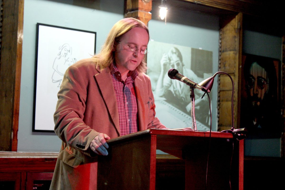 Robert Milby reading at the Howland Cultural Center, Beacon, NY, October 2, 2009