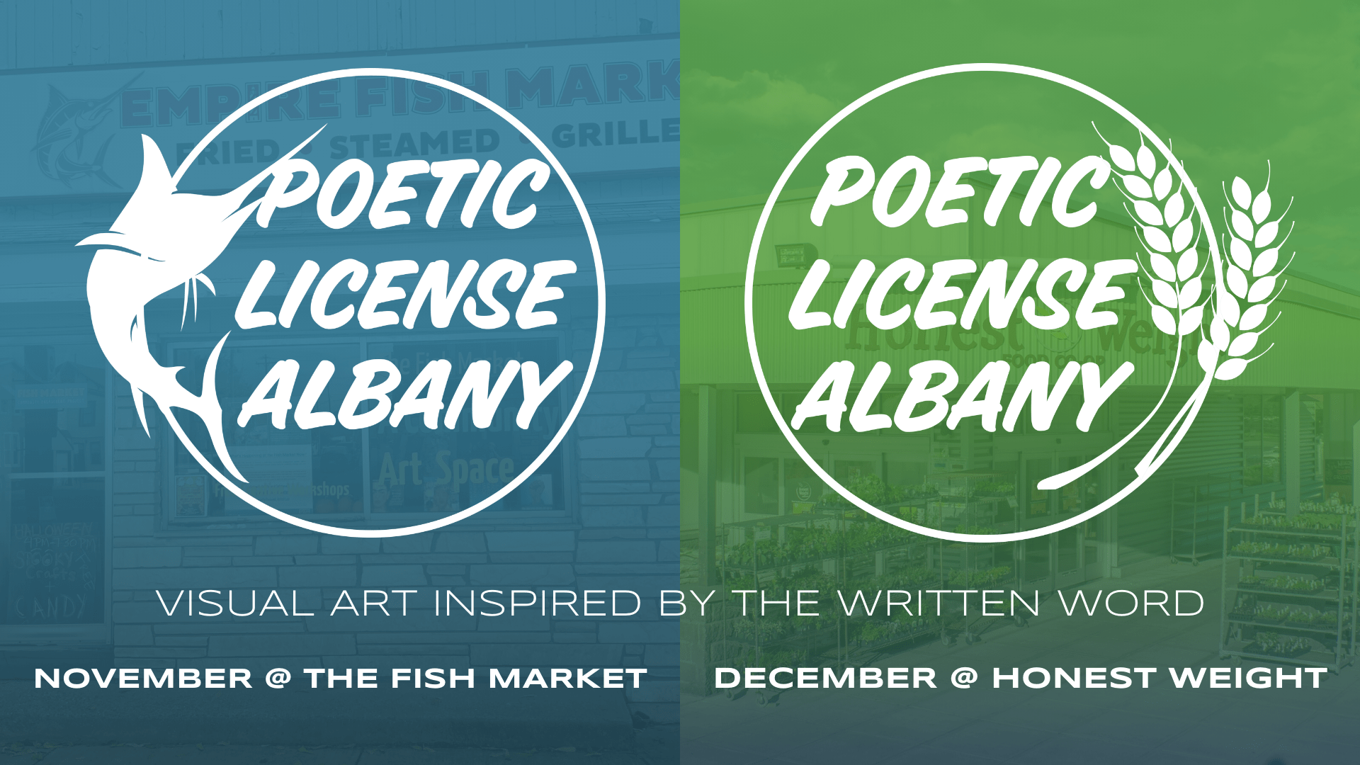 Poetic License - Albany 2023 graphic