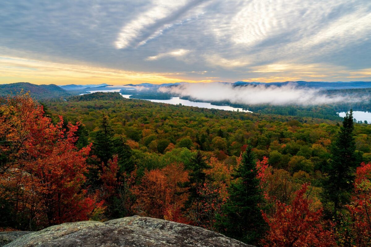 Autumn View of Adirondacks from Bald Mountain