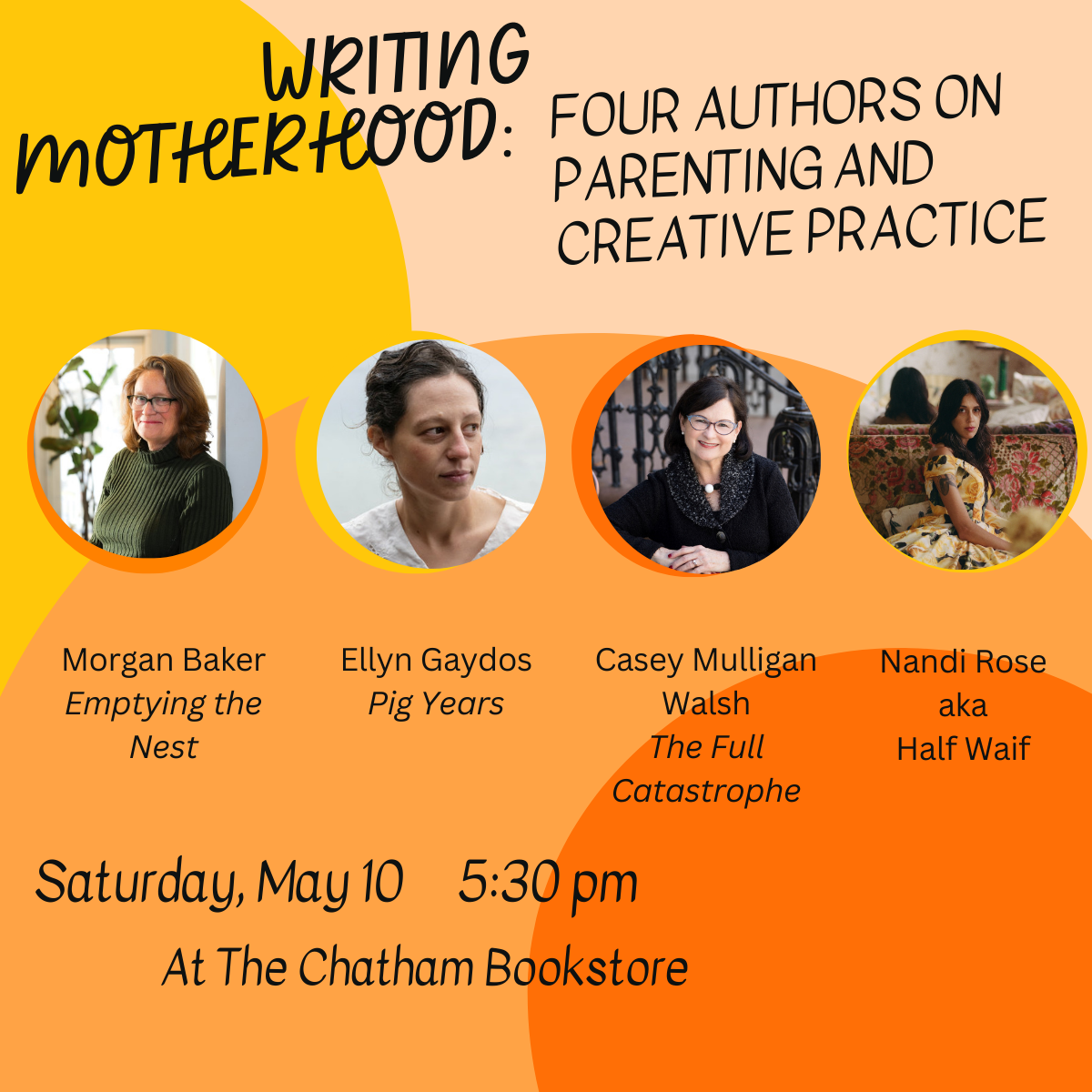 Writing Motherhood: An Authors Panel on Parenting and Creative Practice